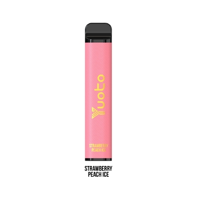 50mg Nicotine Yuoto Wegwerp E Cig 3500 Rookwolken Aardbei Perzik 1200mAh 9ml E Sap