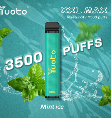 2023 Nieuwe release Hoge kwaliteit aangepast logo Yuoto 3500 Puff Wegwerp Vape Nut Bars Taste