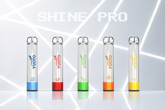 Glans Pro Yuoto Beschikbare Vape, 2000puffs 5% Nic Salt Mesh Coil E Sigaret