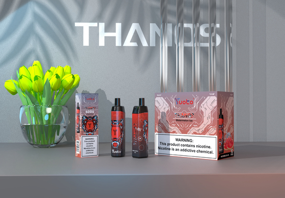 Klaar Voorraad Yuoto Thanos Rechargeable Disposable Vape Pen 5000 Rookwolken650mah Batterij Alle Beschikbare Aroma's