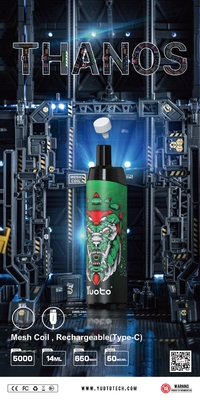 14ml vooraf gevulde Schitterende Beschikbare de Huidoem van Mesh Coil Disposable Vape With