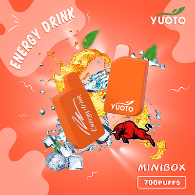Yuoto Mini Box 700 Wegwerpproduct 15 Aromabatterij 450mAh 2.3ml van Rookwolkenvape