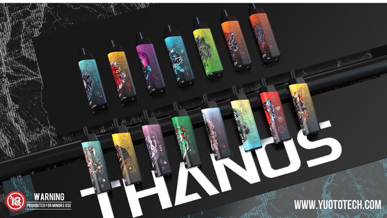 Yuoto Thanos 5000 puft 14ml-Voorafgaand vullen e-Sap Beschikbare Verstuiver 650 mAhbatterij Capapcity