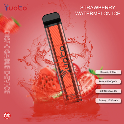 Yuoto 23 Aroma's 7.0ML 2500 Rookwolken Beschikbare Vape 1200 de Nicotine van MAh Battery 5%