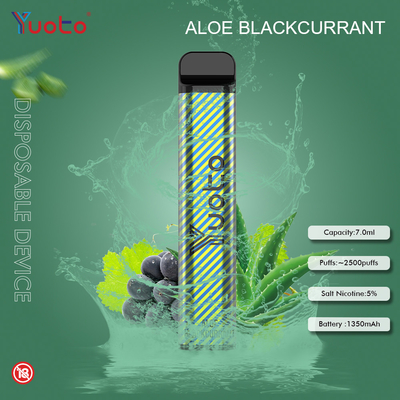 Yuoto 2500 puft 23 aroma's 7 ml Capaciteits 1200 het Ijs van de de capaciteitsmunt van de mAhbatterij
