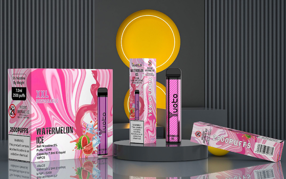 Yuoto 23 Aroma's 7.0ML 2500 Rookwolken Beschikbare Vape 1200 de Nicotine van MAh Battery 5%