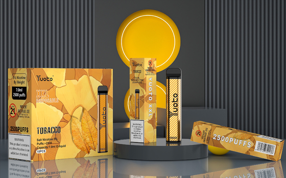 Yuoto 23 Aroma's 7.0ML 2500 Rookwolken Beschikbare Vape 1200 de Nicotine van MAh Battery 5%