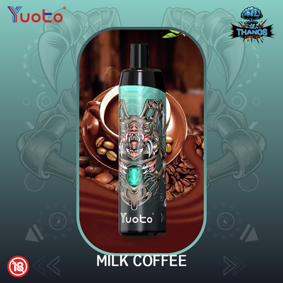 De originele de e-Sigaretten van Yuoto Thanos 5000puff Beschikbare Vape Nicotine 5% /2 % van Vape Pen Mesh Coil Rechargeable 650mAh 14ml