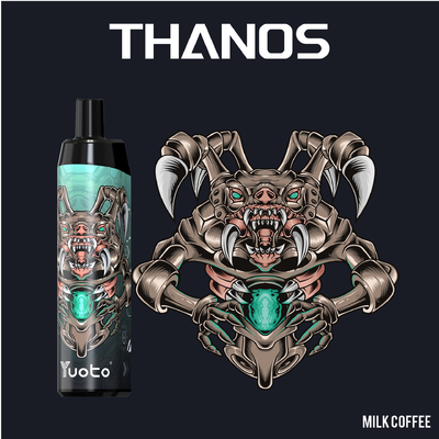 De originele de e-Sigaretten van Yuoto Thanos 5000puff Beschikbare Vape Nicotine 5% /2 % van Vape Pen Mesh Coil Rechargeable 650mAh 14ml