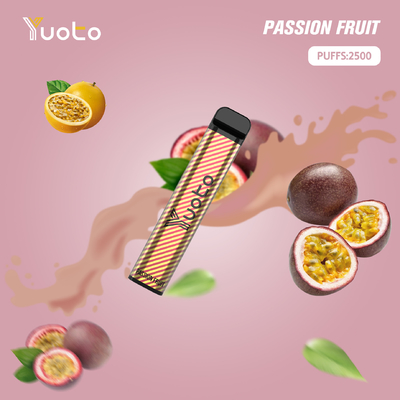 1200mAh 100% Originele Yuoto XXL 2500 puft de Beschikbare Vloeibare 25 Aroma's van Vape 7ml E