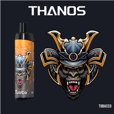 Hoog - de e-Sigaretten van kwaliteitsyuoto Thanos 5000puff de Beschikbare Vape Nicotine 5% van Vape Pen Mesh Coil Rechargeable 650mAh 14ml