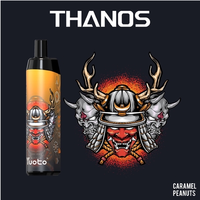 De e-Sigaretten van Yuotothanos 5000puff de Beschikbare Vape Nicotine 5% /2 % van Vape Pen Mesh Coil Rechargeable 650mAh 14ml