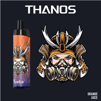 Hoog - de e-Sigaretten van kwaliteitsyuoto Thanos 5000puff de Beschikbare Vape Nicotine 5% van Vape Pen Mesh Coil Rechargeable 650mAh 14ml