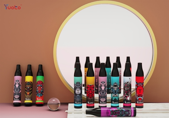 Populaire Yuoto 2000 puft van vapemesh coil 6ml E van Vape Beschikbare het Sap850mah e-Sigaretten Vape-Pen