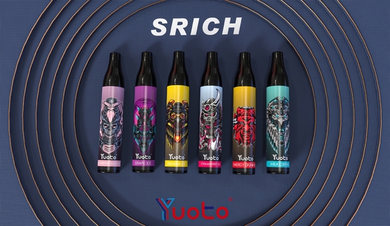 Populaire Yuoto 2000 puft van vapemesh coil 6ml E van Vape Beschikbare het Sap850mah e-Sigaretten Vape-Pen