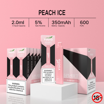 2022 de Nieuwe Komende Veelvoudige Fruitige van de de Rookwolken5% Nicotine van Aroma'syuoto Slimme 600 Pen van Vape Beschikbare