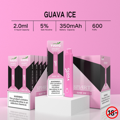 2022 de Nieuwe Komende Veelvoudige Fruitige van de de Rookwolken5% Nicotine van Aroma'syuoto Slimme 600 Pen van Vape Beschikbare