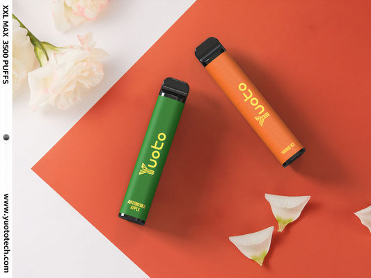 nieuwe Yuoto XXL MAX 3500 Puffs Wegwerp Vape mint coil bladerdeeg mint ijs smaken