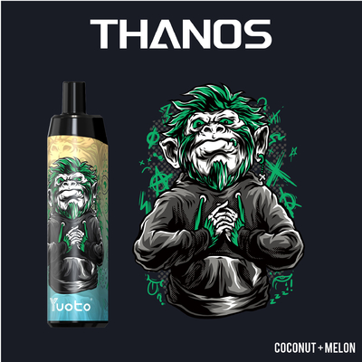 De Vapepeul Yuoto Thanos 5000 puft rol van het de Nicotine14ml E de Vloeibare 650mAh netwerk van fruitflavo navulbaar met Type C