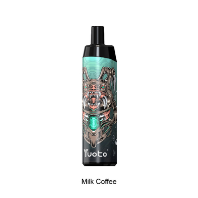 Yuoto Thanos Wegwerp 5000 Rookwolken Vape Pod Melk Koffie met 14ml E-Liquid 650mAh Batterij Mesh Coil snelle Verzending India