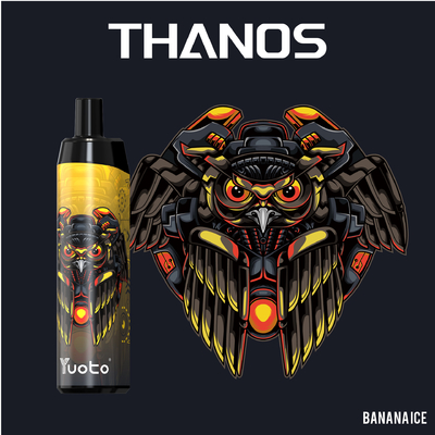 De Vapepeul Yuoto Thanos 5000 puft rol van het de Nicotine14ml E de Vloeibare 650mAh netwerk van fruitflavo navulbaar met Type C