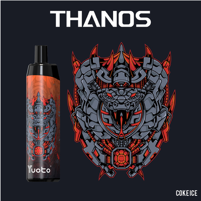 De Vapepeul Yuoto Thanos 5000 puft rol van het de Nicotine14ml E de Vloeibare 650mAh netwerk van fruitflavo navulbaar met Type C