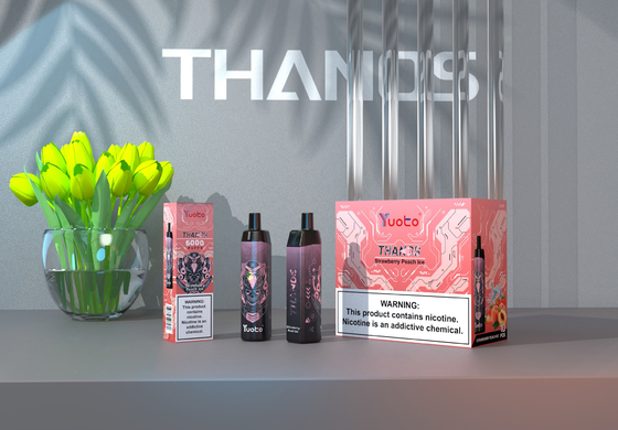 Aardbei Watermeloen Ijs 5000 Rookwolken Wegwerp Vape Pod Yuoto Thanos Mesh Coil 14ml Ejuice 650mAh Batterij uit China