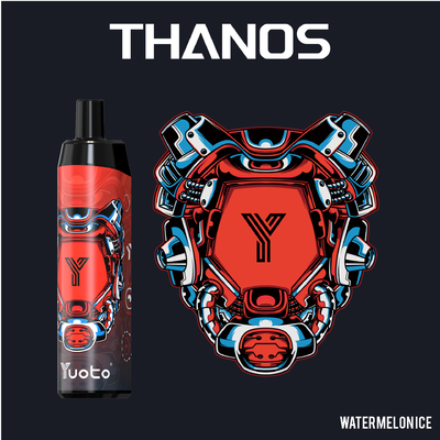 Aardbei Watermeloen Ijs 5000 Rookwolken Wegwerp Vape Pod Yuoto Thanos Mesh Coil 14ml Ejuice 650mAh Batterij uit China