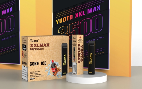 Originele Yuoto vape pod XXL MAX 3500 Puffs E Cigarette cola ijs smaken