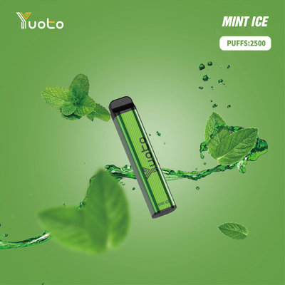 Bosbessenijs Wegwerp Vape Yuoto XXL 2500 Rookwolken E Sigaret met 7ml E-Liquid 1200mAh Batterij
