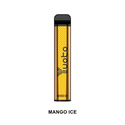 Yuoto Elektronische Sigaret Wegwerp Vape Pen 2500 Rookwolken XXL Mango Ijs 1200mAh 5% Nicotine