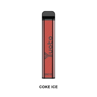 Yuoto xXL elektronische sigarettenstick 2500 Puffs Wegwerp Vape Coke Ice 7ml stijlvol uiterlijk