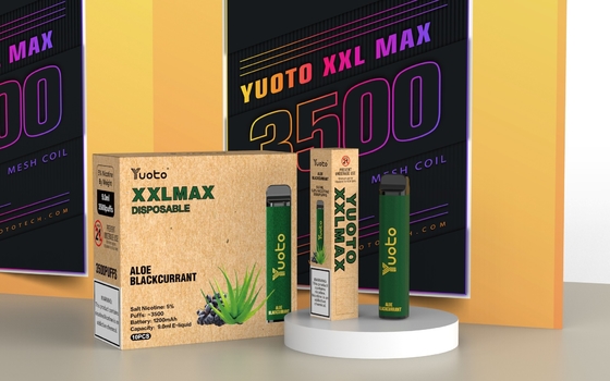 Yuoto Wegwerp Vape 3500 Rookwolken Aardbei Framboos XXL Max Puff Plus voor VAE