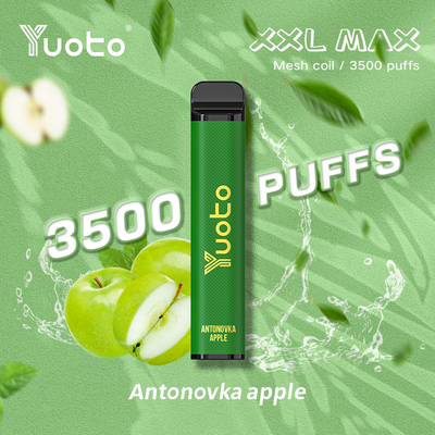 Yuoto Wegwerp Vape 3500 Rookwolken Aardbei Framboos XXL Max Puff Plus voor VAE