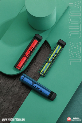 Yuoto XXL 2500 Rookwolken Wegwerp Vape Pen Waterpijp met 7ml E-Liquid 1200mAh Batterij Rechtstreeks uit China Fabriek