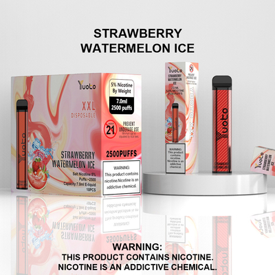 China Fabriek Groothandel Wegwerp Vape Pen met 7ml E-Liquid 1200mAh Batterij Aardbei Kiwi Ice