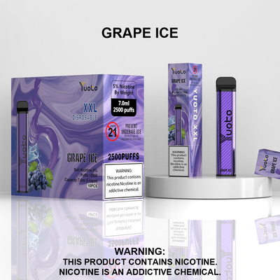China Fabriek Groothandel Wegwerp Vape Pen met 7ml E-Liquid 1200mAh Batterij Aardbei Kiwi Ice