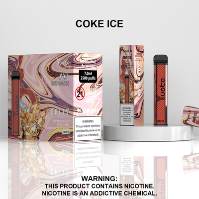 China Fabriek Groothandel Wegwerp Vape Pen met 7ml E-Liquid 1200mAh Batterij Aardbei Kiwi Ice