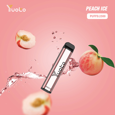 Yuoto XXL 2500 Puffs wegwerp Vape-pen Lychee-ijs met 7ml E-Liquid Snelle verzending Dubai
