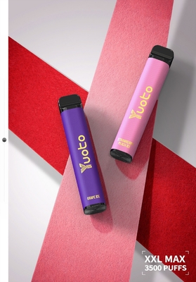Yuoto XXL Max 3500 Rookwolken Elektrische Vape Pen Fabriek Direct Aardbei Perzik ijs