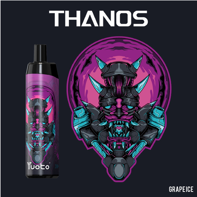 De beschikbare verstuiver5% Nicotine Yuoto Thanos 5000 puft Pen Hookah 14ML 650mAh Mesh Coil With Type C