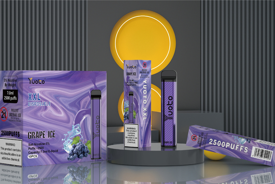 7ml 2500 Rookwolken Beschikbare Vape, Fruitaroma's Yuoto Xxl Vape Pen Oem Odm