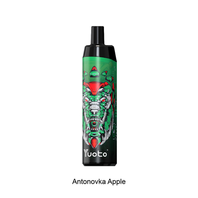 De beschikbare verstuiver5% Nicotine Yuoto Thanos 5000 puft Pen Hookah 14ML 650mAh Mesh Coil With Type C