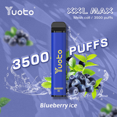 Van de Rookwolkenyuoto Beschikbare Vape van XXL de MAXIMUM 3500 van het de Bosbessenijs Nicotine van Mesh Coil 5% 2%