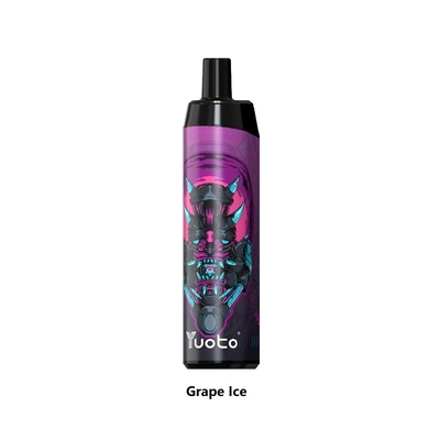 Populairste Yuoto-Druivenijs Beschikbare Vape Thanos 5000 Rookwolken 50mg Mesh Coil Rechargeable