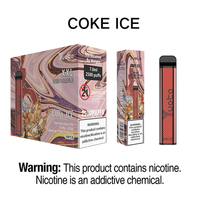 Beschikbare Vape Pen 2500 Rookwolken 7.0Ml Juice Capacity Mango Flavor van Ce RoHS Yuoto