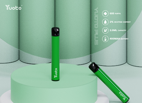 2% nicotine 2ml E Juice Yuoto Plus 600 Rookwolken Vape Pen With Tpd Certification