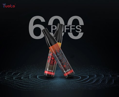 Maximum de Fles van de Aroma'syuoto van het druivenijs, 600 Rookwolken de Nieuwe Type Pen van Vape