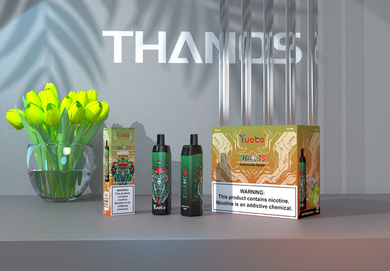 Van het fruiotaroma van de Yuotofabriek officiële beschikbare het stovenvernis vape het ijs Arabisch van de 5000 Rookwolkenmunt