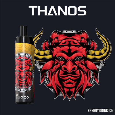 Yuoto Thanos Disposable E Juice Vape 5000 Rookwolken met Mesh Coil